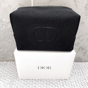 Dior Black Cosmetic Pouch